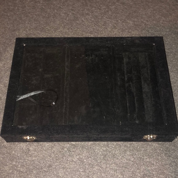 Velvet jewelry box organizer - Picture 1 of 5